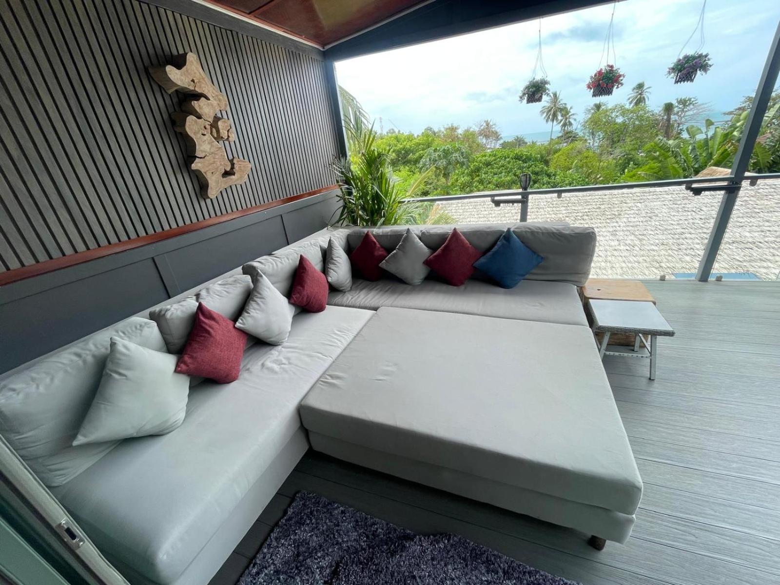 Stunning Villa With Ocean Views And Free Car Lamai Beach  Luaran gambar
