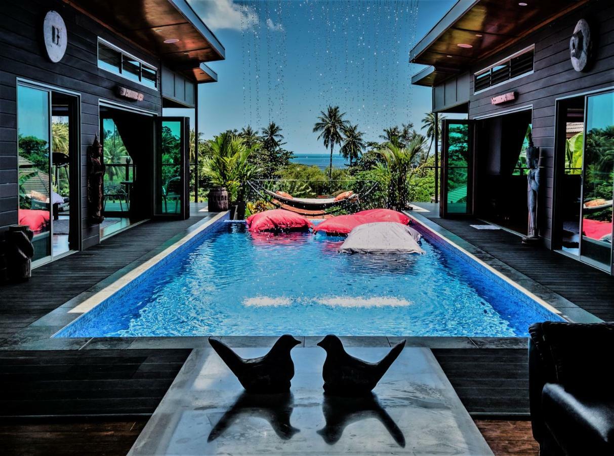 Stunning Villa With Ocean Views And Free Car Lamai Beach  Luaran gambar