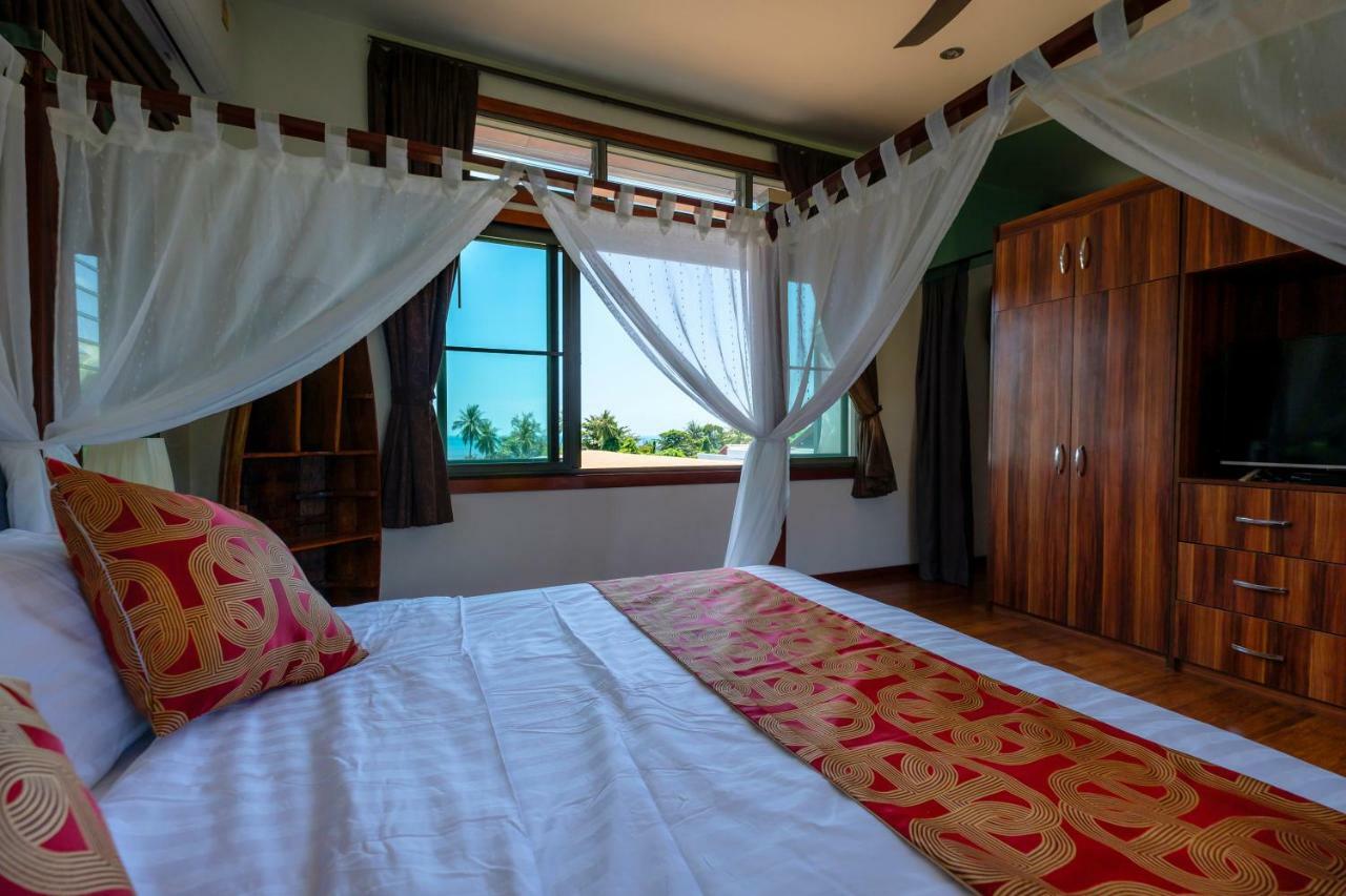 Stunning Villa With Ocean Views And Free Car Lamai Beach  Luaran gambar