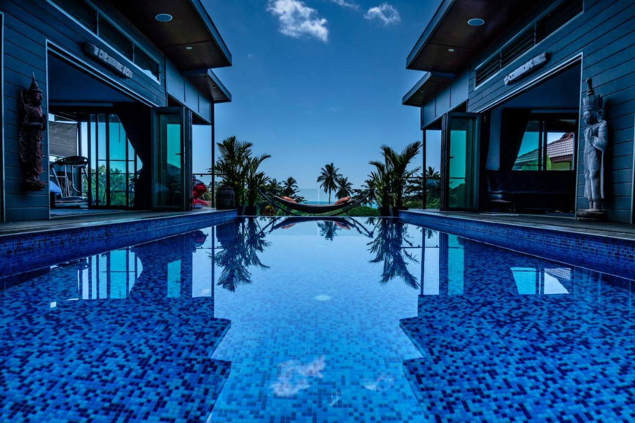 Stunning Villa With Ocean Views And Free Car Lamai Beach  Luaran gambar