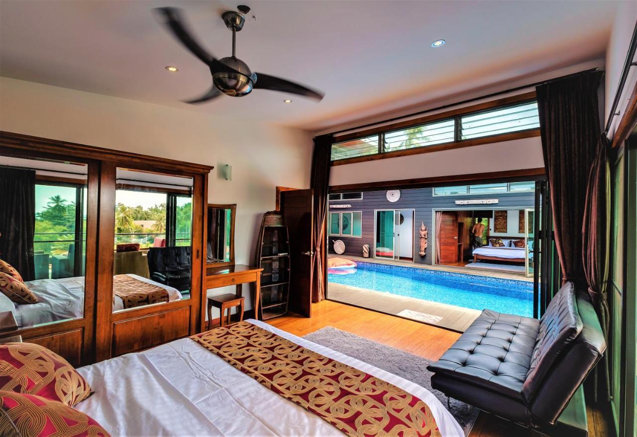 Stunning Villa With Ocean Views And Free Car Lamai Beach  Luaran gambar