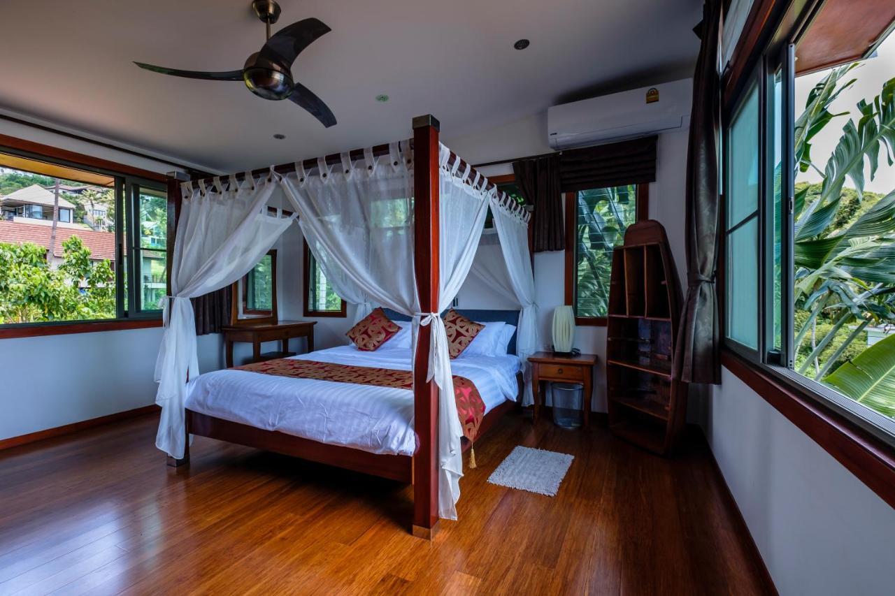 Stunning Villa With Ocean Views And Free Car Lamai Beach  Luaran gambar