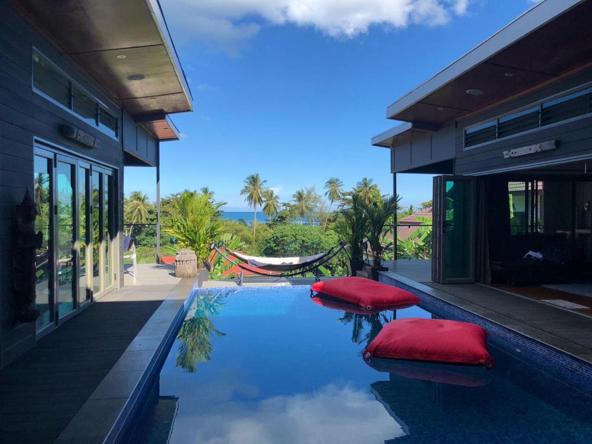 Stunning Villa With Ocean Views And Free Car Lamai Beach  Luaran gambar